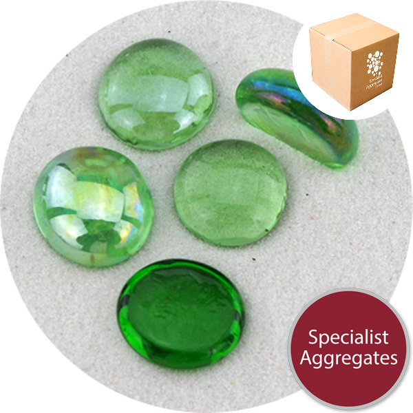 Glass Nuggets - Lustered Green - Design Pack